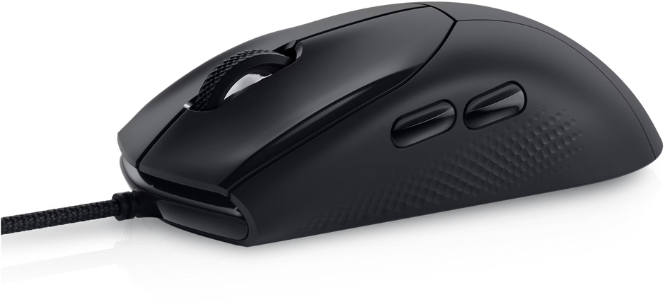Mouse Gaming Dell Alienware AW320M | Alámbrico USB, 19,000 DPI, Diseño Ligero, Iluminación RGB, Negro